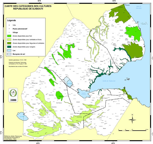 Carte Des Categories Des Cultures